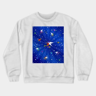 Angel Dudes Starry Night Crewneck Sweatshirt